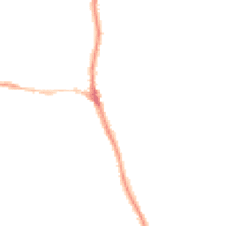 Night-time road noise heatmap for EX33 2JS