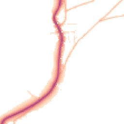Daytime road noise heatmap for EX33 2LW