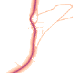 Daytime road noise heatmap for EX33 2LY