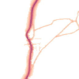 Daytime road noise heatmap for EX33 2NB
