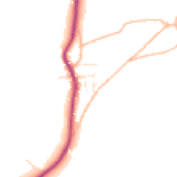 Daytime road noise heatmap for EX33 2NR