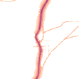 Daytime road noise heatmap for EX33 2NS