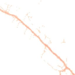 Daytime road noise heatmap for EX34 0AB