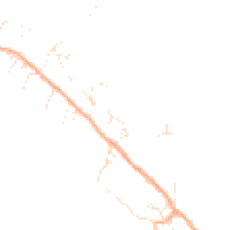 Daytime road noise heatmap for EX34 0HQ