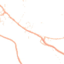 Daytime road noise heatmap for EX34 0JX