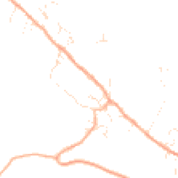 Daytime road noise heatmap for EX34 0LG