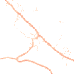 Daytime road noise heatmap for EX34 0LQ