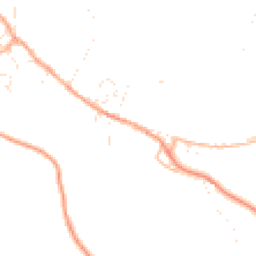Daytime road noise heatmap for EX34 0LZ