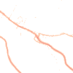 Daytime road noise heatmap for EX34 0NA