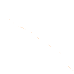 Night-time road noise heatmap for EX34 0NA