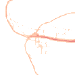 Daytime road noise heatmap for EX34 7BP