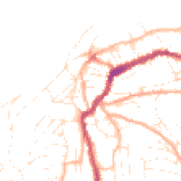 Daytime road noise heatmap for EX34 8BX