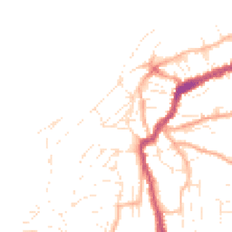 Daytime road noise heatmap for EX34 8DB