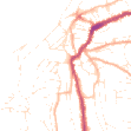 Daytime road noise heatmap for EX34 8EE