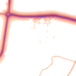 Daytime road noise heatmap for EX34 8FH