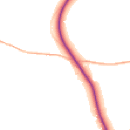 Daytime road noise heatmap for EX34 8NT