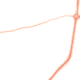 Night-time road noise heatmap for EX34 8NX
