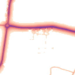 Daytime road noise heatmap for EX34 8PL