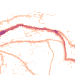 Daytime road noise heatmap for EX34 9HU