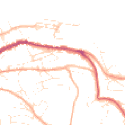 Daytime road noise heatmap for EX34 9HY