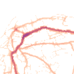 Daytime road noise heatmap for EX34 9JR