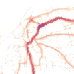Daytime road noise heatmap for EX34 9NB