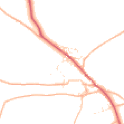 Daytime road noise heatmap for EX37 9AN