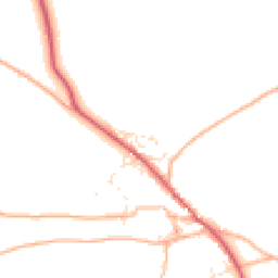 Daytime road noise heatmap for EX37 9AP