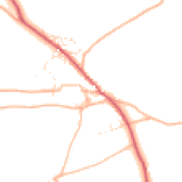 Daytime road noise heatmap for EX37 9AX