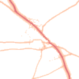 Daytime road noise heatmap for EX37 9AZ