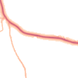 Daytime road noise heatmap for EX37 9DX