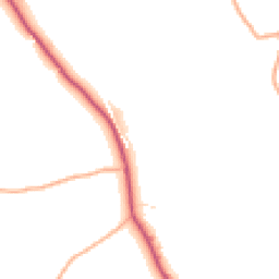 Daytime road noise heatmap for EX37 9EB
