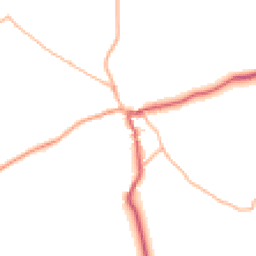 Daytime road noise heatmap for EX37 9HY