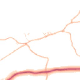 Daytime road noise heatmap for EX37 9PP