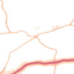 Daytime road noise heatmap for EX37 9PU