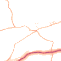 Daytime road noise heatmap for EX37 9PW