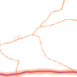 Daytime road noise heatmap for EX37 9QH