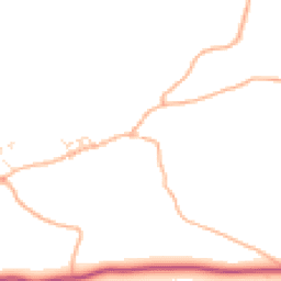 Daytime road noise heatmap for EX37 9QJ
