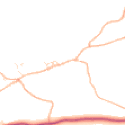 Daytime road noise heatmap for EX37 9QL