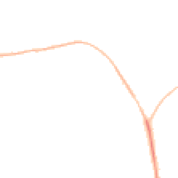 Night-time road noise heatmap for EX39 1AY