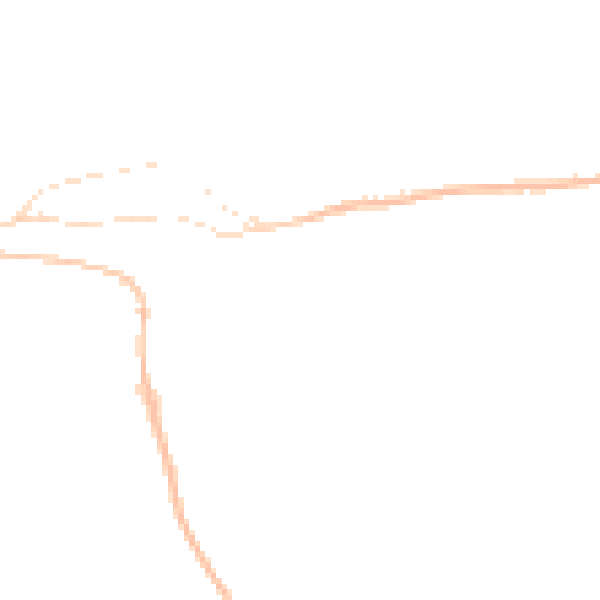 Night-time road noise heatmap for EX39 1BJ