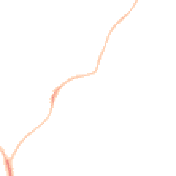 Night-time road noise heatmap for EX39 1DA