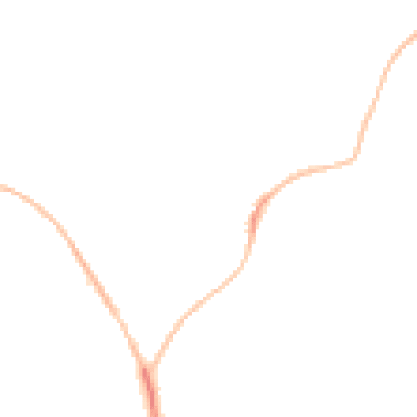 Night-time road noise heatmap for EX39 1DL