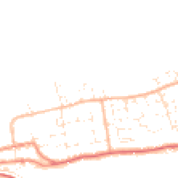 Daytime road noise heatmap for EX39 1HJ