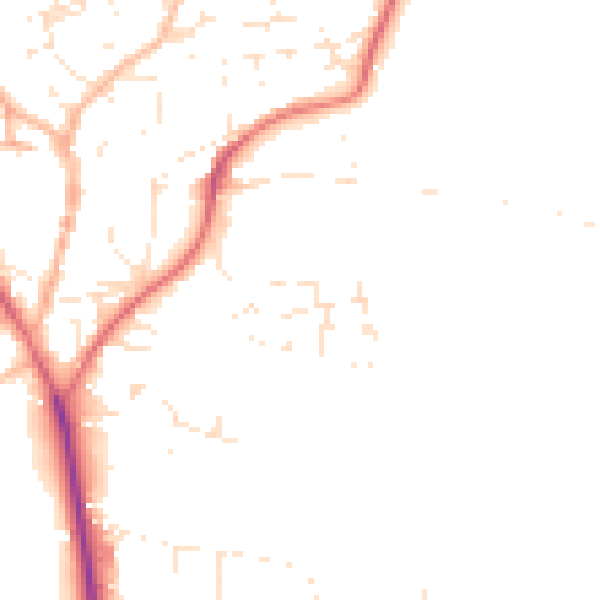 Daytime road noise heatmap for EX39 1UY