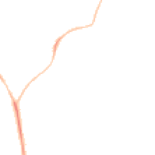 Night-time road noise heatmap for EX39 1UY