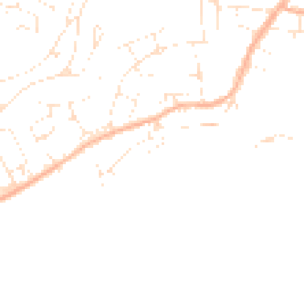 Daytime road noise heatmap for EX39 3DP