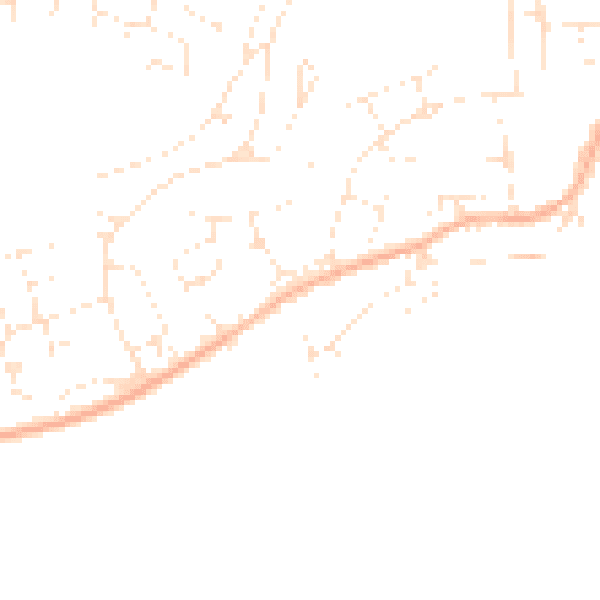 Daytime road noise heatmap for EX39 3DR