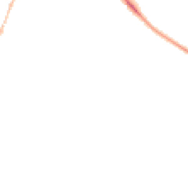 Night-time road noise heatmap for EX39 4EY
