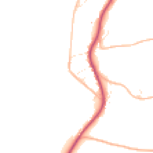 Daytime road noise heatmap for EX39 4HZ